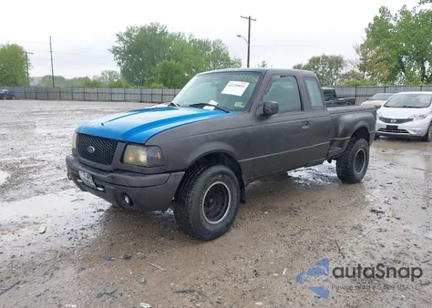 2001 Ford Ranger Edge/Xl/Xlt z USA, uszkodzony, nr VIN 1FTYR14U11PA09682